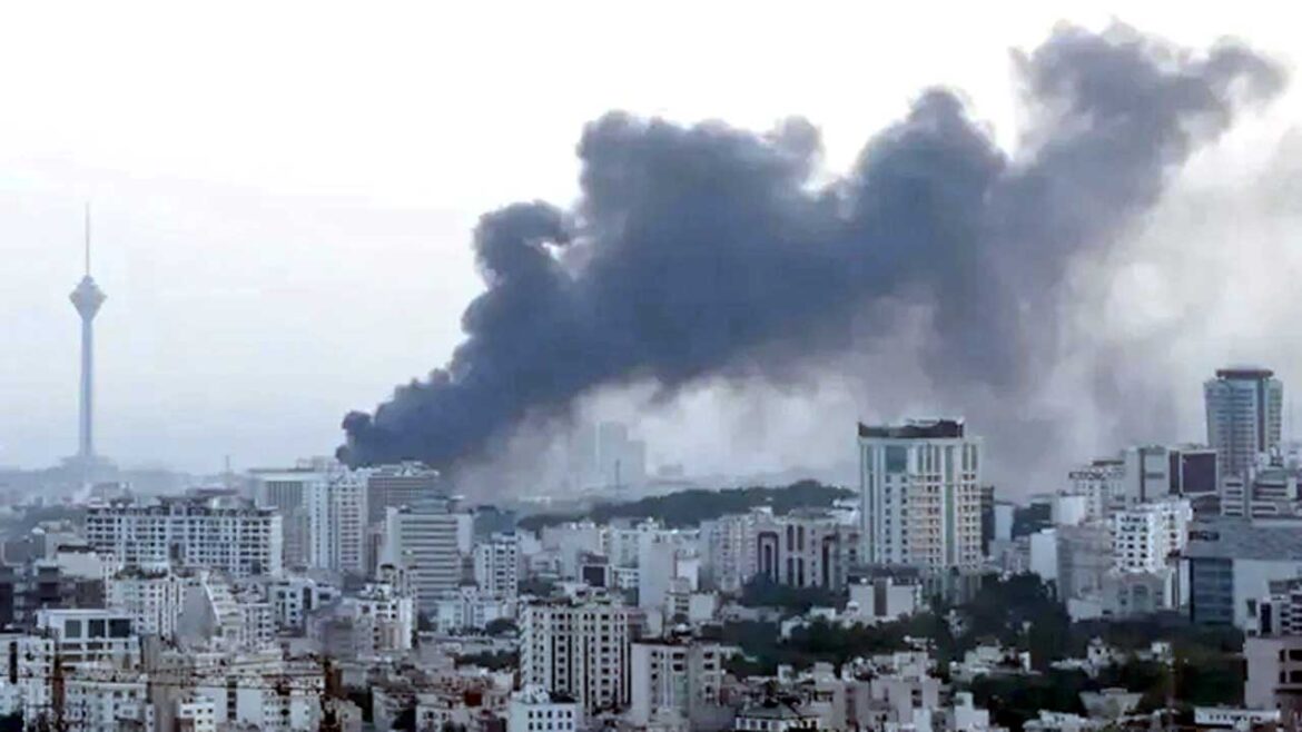 IDF Claims Israel Attacks Tehran with 60 Fighter Jets